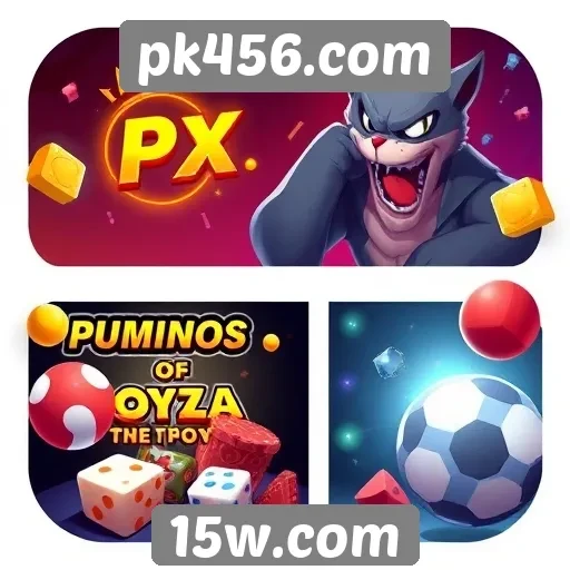 Variedade de jogos disponíveis no pk456.com